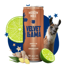 Moscow Mule with llama