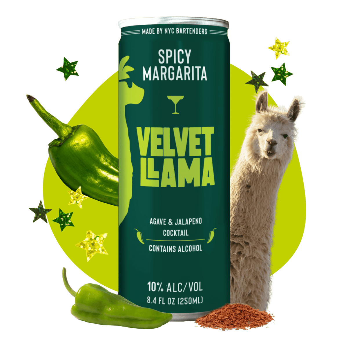 Spicy Margarita with llama