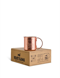 Velvet Llama copper mug with gift box